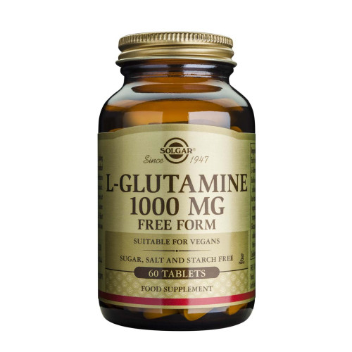 Solgar L-glutamine Л-глутамин за имунната система 1000 мг х60 таблетки