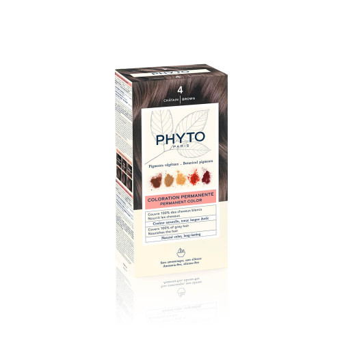 Phyto Phytocolor Безамонячна боя за коса 4 Кестен / Chatain