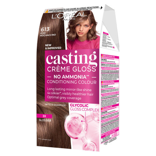L’Oreal Casting Creme Gloss Боя за коса без амоняк, 613 Mocaccino