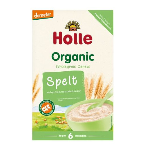 Holle Био бебешка безмлечна каша със спелта 6М+ 250 гр