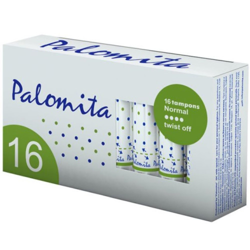 Palomita Normal Twist Off Дамски тампони Размер Нормал 16 бр