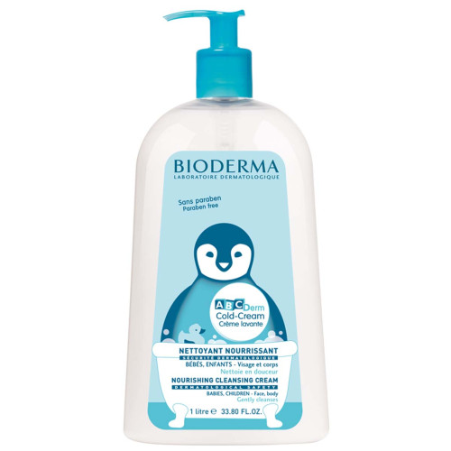 Bioderma ABC Derm Подхранващ измиващ душ-крем 1000 мл