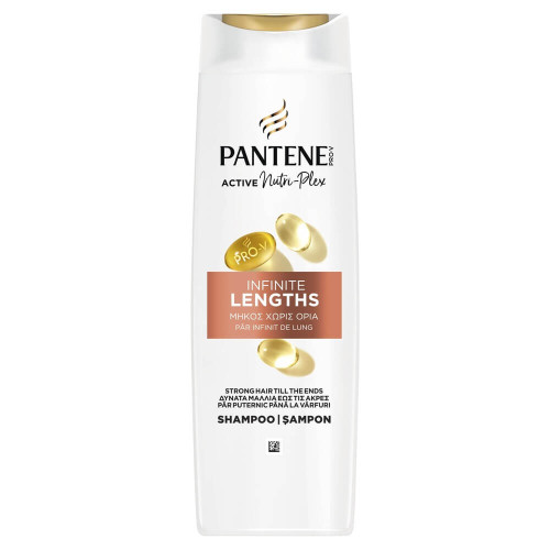 Pantene Pro-V Miracles Infinite Lengths Шампоан за укрепване на средна и дълга коса 400 мл