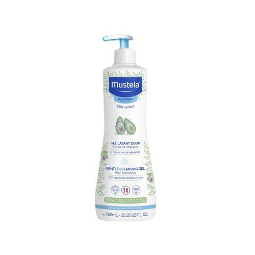 Mustela Нежен Измиващ гел за коса и тяло 750 мл