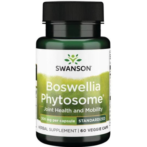 Swanson Boswellia Phytosome Стандартизиран Фитозом от Босвелия 60 веге капсули