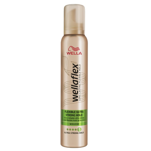 Wella Wellaflex Flexible Ultra Strong Hold Пяна за коса за ултра силна фиксация 5 200 мл Procter&Gamble