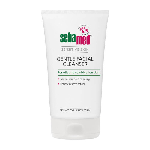 Sebamed Gentle Facial Cleanser Измивен гел за лице за мазна и комбинирана кожа 150 мл