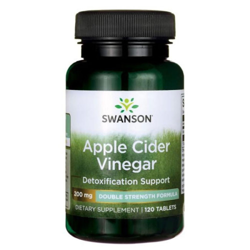 Swanson Apple Cider Vinegar Ябълков Oцет 200 мг х 120 капсули