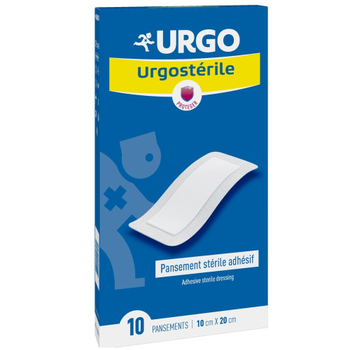 Urgo Urgosterile Стерилен пластир 10 см х 20 см 10 бр