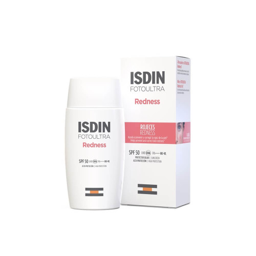ISDIN Fotoultra Redness Слънцезащитен флуид за кожа склонна към зачервяване SPF50 50 мл