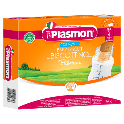 Plasmon Biberon Бишкоти за деца 4М+ 320 г