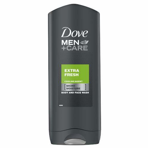 Dove Men+ Care Extra Fresh Подхранващ душ-гел за лице и тяло за мъже 250 мл