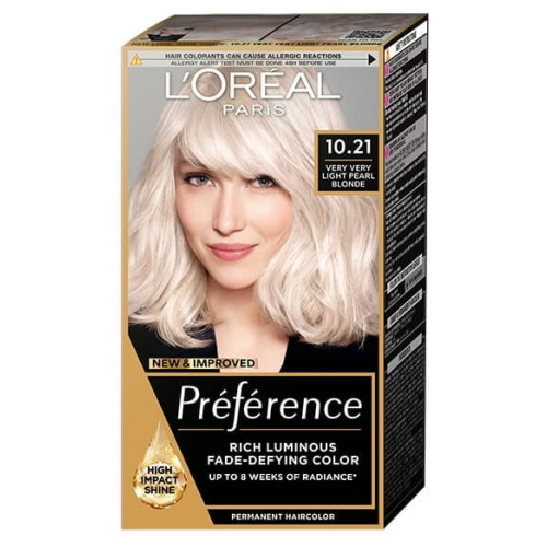 L’Oreal Preference Трайна боя за коса 10.21 Stockholm