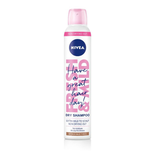 Nivea Dry Shampoo Сух шампоан 3в1 за кестенява коса 200 мл