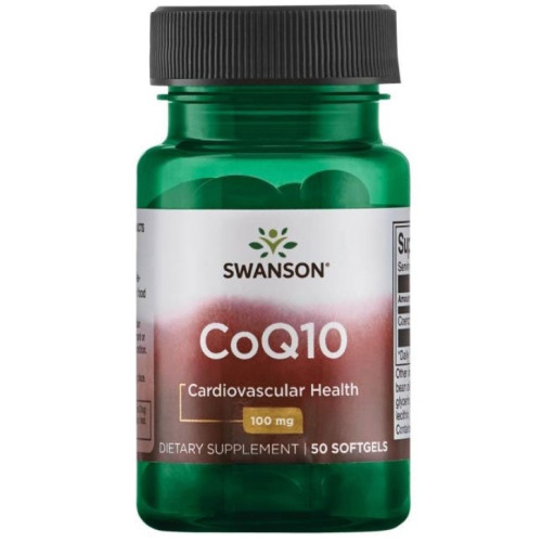 Swanson CoQ10 Коензим CoQ10 100 мг х50 капсули