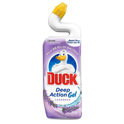 Duck Deep Action Течен почистващ гел за тоалетни чинии Лавандула 750 мл