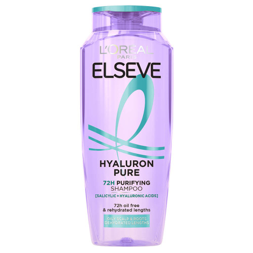 Elseve Hyaluron Pure Хидратиращ шампоан за мазен скалп и сухи краища 250 мл