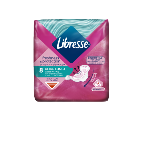 Libresse Ultra Long+ Дамски превръзки х 8 бр
