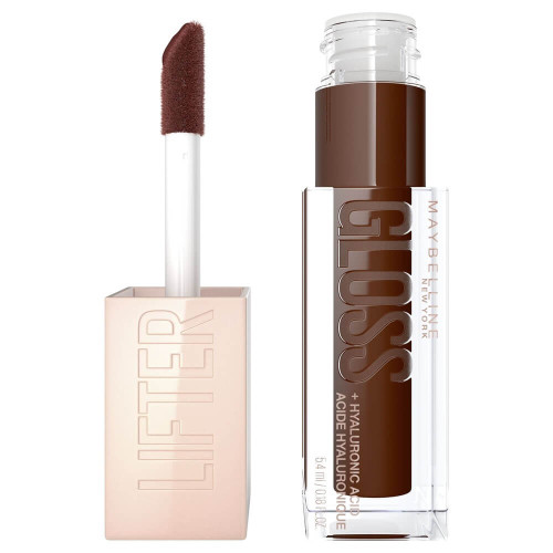 Maybelline Lifter Gloss Хидратиращ гланц за обемни и плътни устни с хиалуронова киселина, цвят 029 Toast