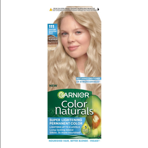 Garnier Color Naturals Трайна боя за коса, 111 Extra Light Natural Ash Blond