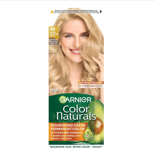 Garnier Color Naturals Трайна боя за коса, 10 Ultra Light Blond