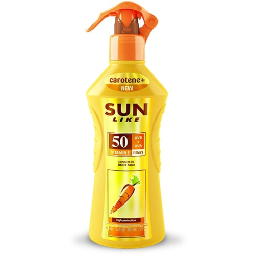 Sun Like Слънцезащитно мляко за тяло SPF50 200 мл