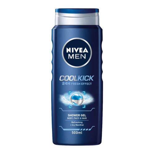  Nivea Men Cool Kick Душ-гел за мъже с мента 500 мл