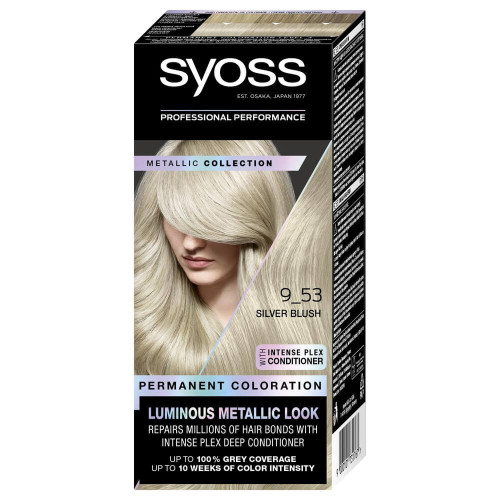 Syoss Metallic Collection Дълготрайна боя за коса 9_53 Silver Blush 