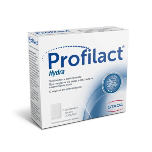 Profilact Hydra за възстановяване загубата на течности 6 сашета Stada