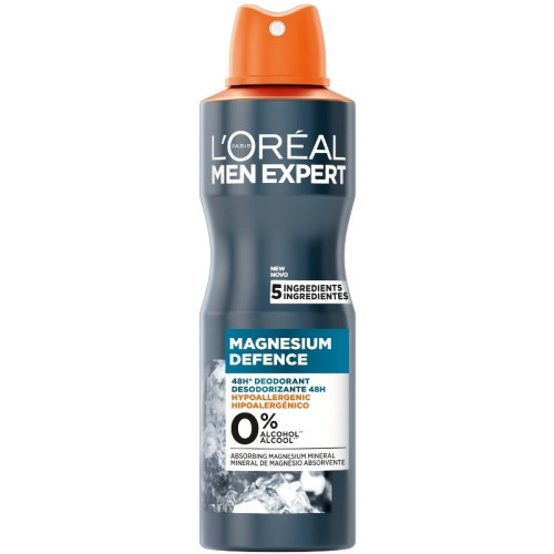 L’Oreal Men Expert Magnesium Defence Дезодорант спрей за мъже 150 мл