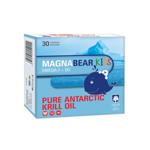 Magnabear Kids Omega-3 + D3 За висок имунитет х30 капсули Magnalabs