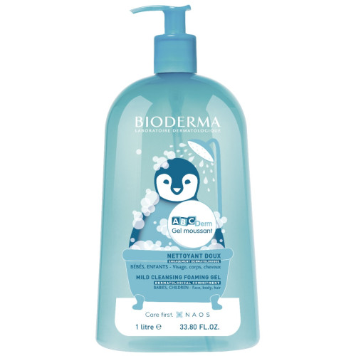 Bioderma ABC Derm Измиващ гел 3в1 1000 мл