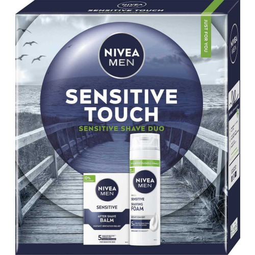 Nivea Men Sensitive Touch Xmas'25 Sensitive Shave Промо комплект