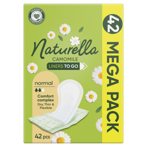 Naturella Camomile Mega Pack Ежедневни дамски превръзки с лайка 42 бр