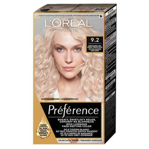 L’Oreal Preference Трайна боя за коса 92 Warsaw