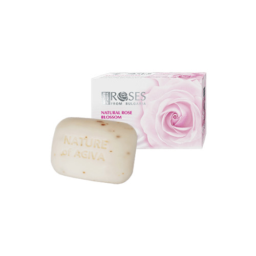 Agiva Roses Сапун с розов цвят бял 75 гр