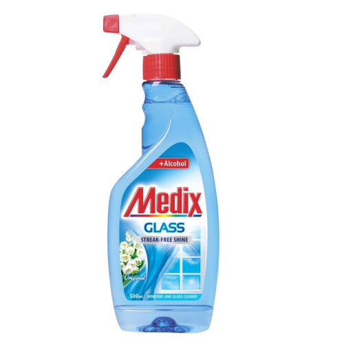 Medix glass Original Препарат за стъкла и гладки повърхности с помпа - момина сълза 500 мл