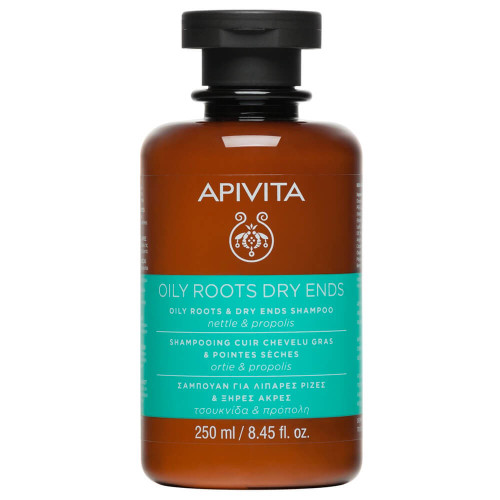 Apivita Holistic Hair Care Шампоан за коса за мазен скалп и сухи краища 250 мл