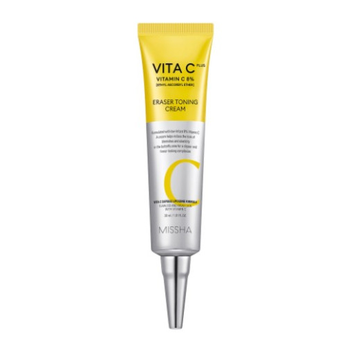 Missha Vita C Plus Eraser Toning Cream Тониращ крем за лице с витамин C 30 мл