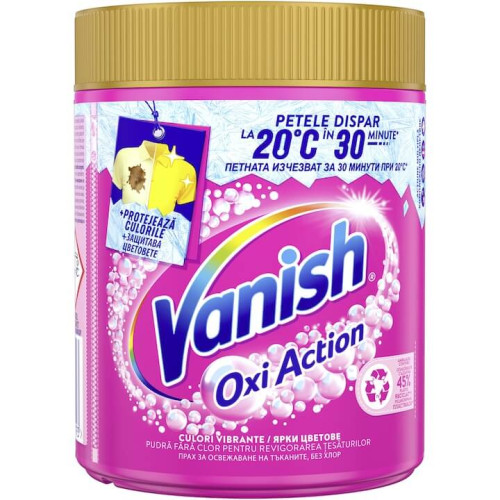 Vanish Oxi Action Прах за премахване на петна за цветни тъкани 470 г