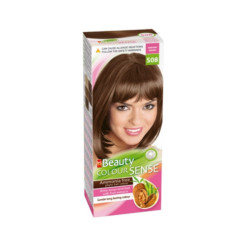 MM Beauty Colour Sense Трайна фито боя за коса без амоняк, S08 Млечно какао