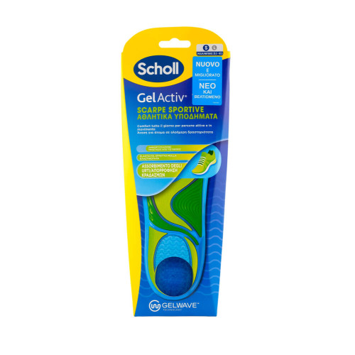 Scholl Gel Activ Sport Стелки за спортни обувки за жени 1 чифт
