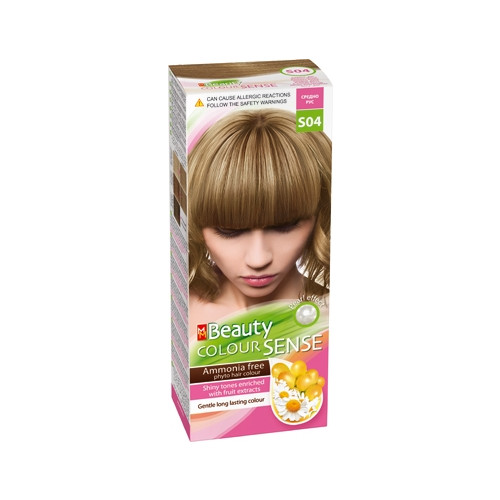 MM Beauty Colour Sense Трайна фито боя за коса без амоняк, S04 Средно рус