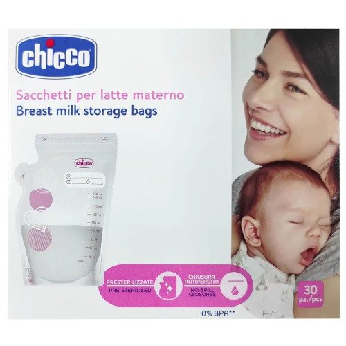 Chicco Торбички за съхранение на кърма х 30 броя