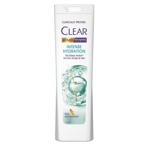 Clear Women Intense Hydration Интензивен хидратиращ шампоан против пърхот за жени 225 мл
