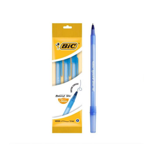 BIC Round Stic еxact Химикал син х 3 бр Комплект