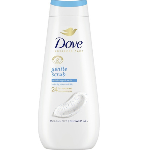 Dove Advanced Care Gentle scrub Ексфолиращ душ гел 400 мл