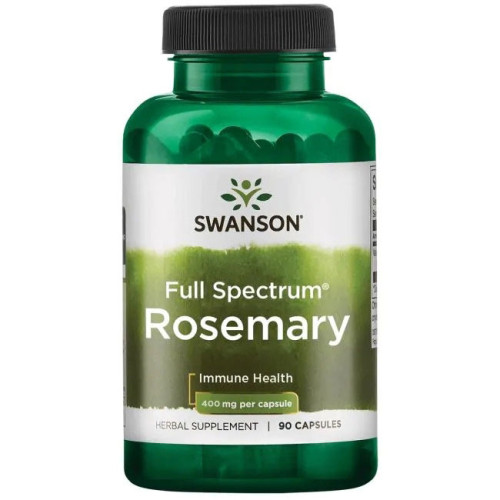 Swanson Full Spectrum Rosemary Розмарин 400 мг 90 капсули
