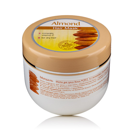 Роза Импекс Almond Маска за суха коса с минерали и Витамин F 500 мл
