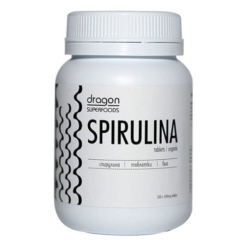 Био Спирулина 400 мг х 200 таблетки Dragon Superfoods
